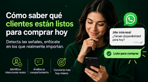 Imagen del artículo: Cómo saber qué clientes de WhatsApp están listos para comprar hoy