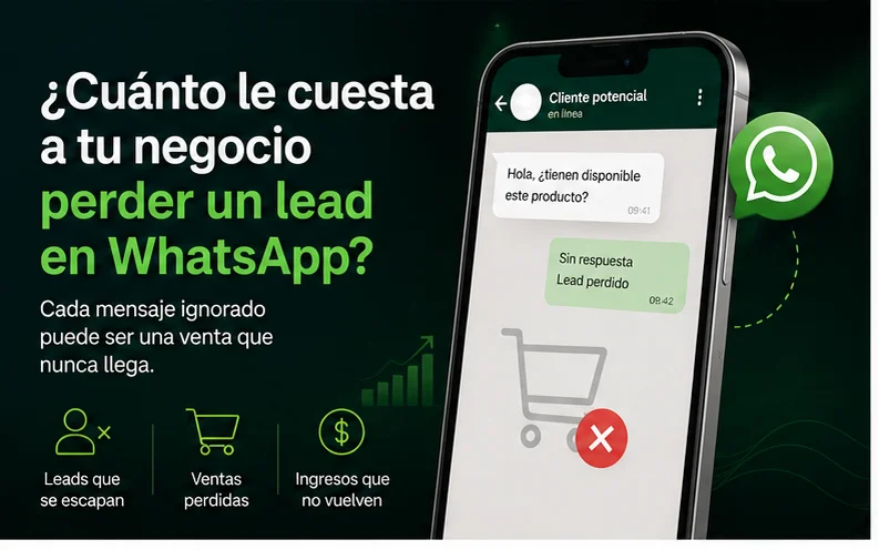 Imagen del artículo: Cuánto le cuesta a tu negocio perder un lead en WhatsApp